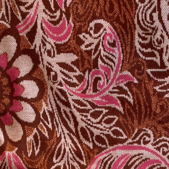 Maeve By Anthropologie Maria Jacquard Paisley Rose Flare Pants - Picture 7 of 9